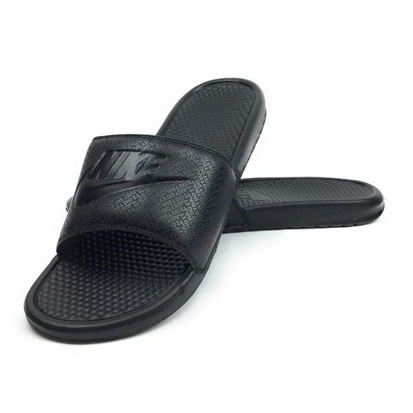 black just do it slides